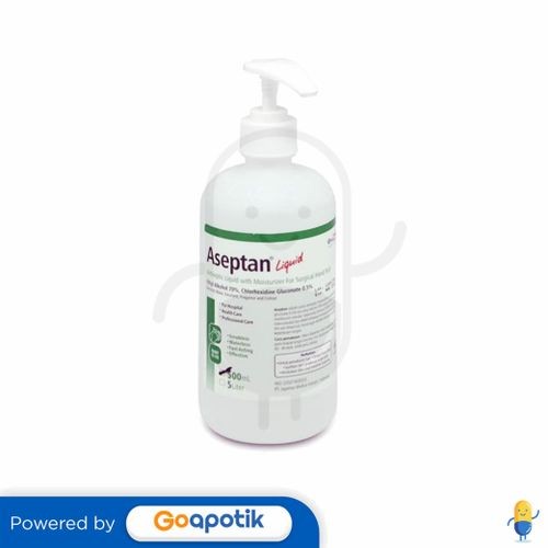 Aseptan Liquid Botol Pompa 500 Ml