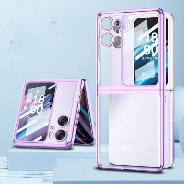 Casing Case OPPO FIND N2 FLIP Luxury Plating Frame