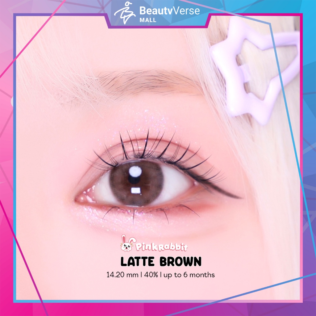 Pinkrabbit LATTE BROWN Soflens (Minus 6.50-9.50)