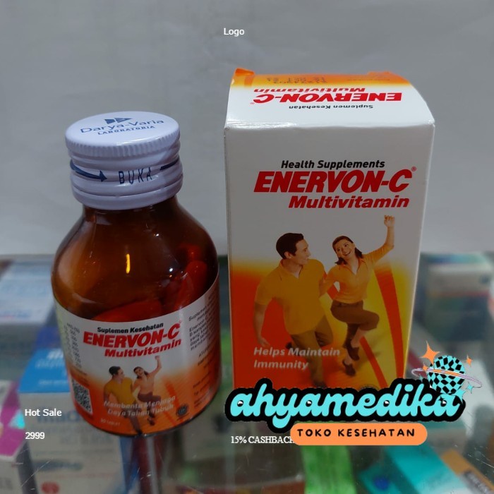 (BISA COD)- enervon c 30 per botol -ORIGINAL