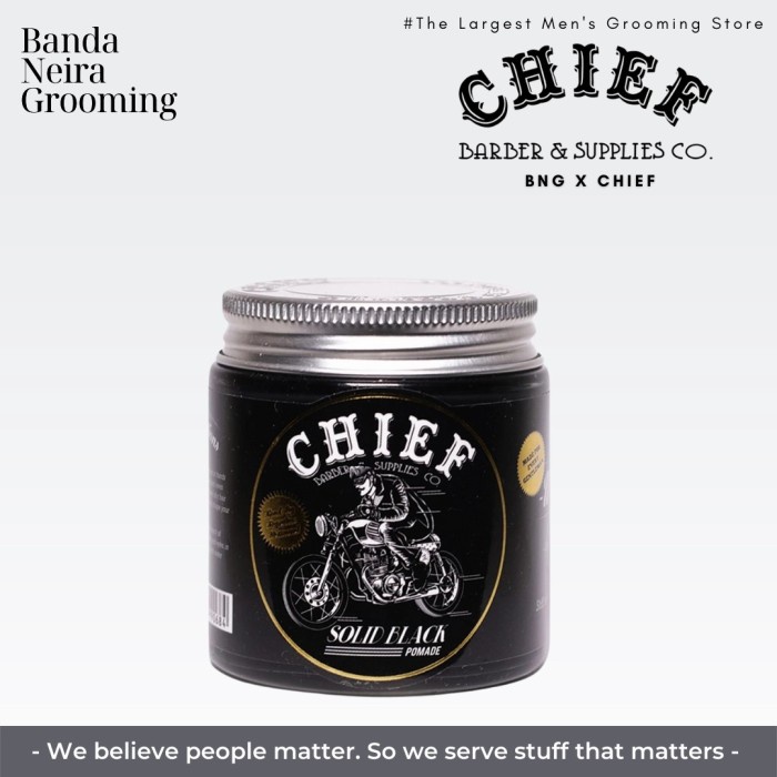 Chief Solid Black Pomade - 35 GR
