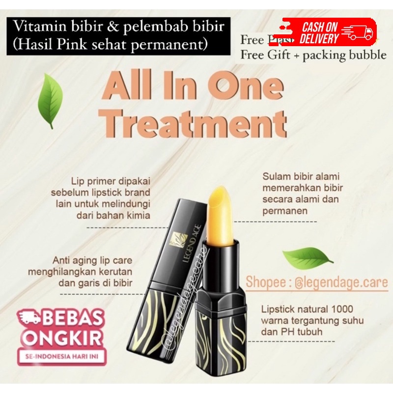（COD） Legend Age Healthy Lipstick 100% Original