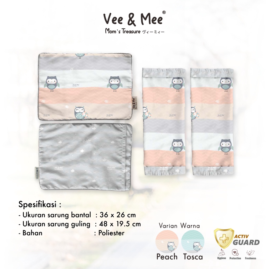 Vee And Mee Sarung Bantal Guling Set VMS2190