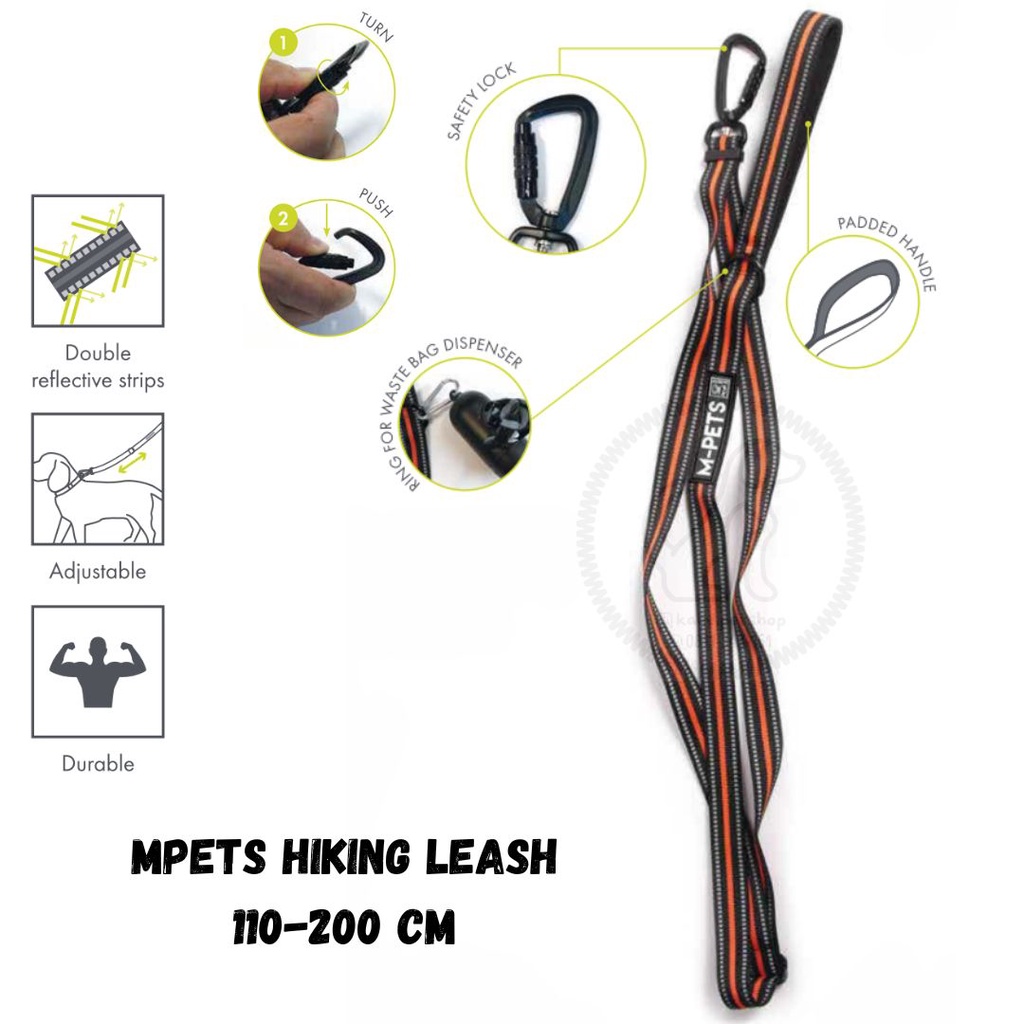 MPETS Dog Hiking Leash