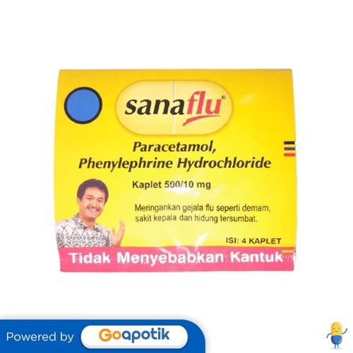 Sanaflu Strip Isi 4 Kaplet
