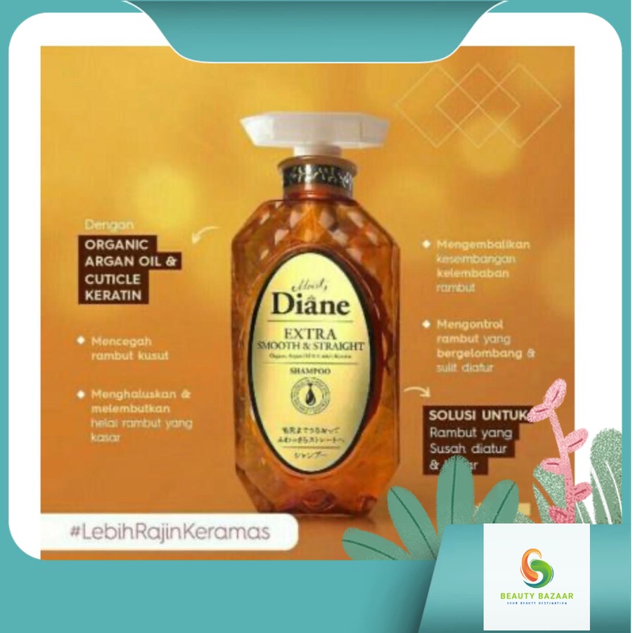 Moist Diane Shampoo Extra Smooth & Straight