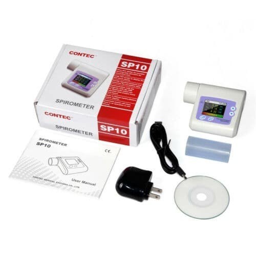 Contec SP10 Digital Spirometer Lung Breathing Diagnostic Spirometry.
