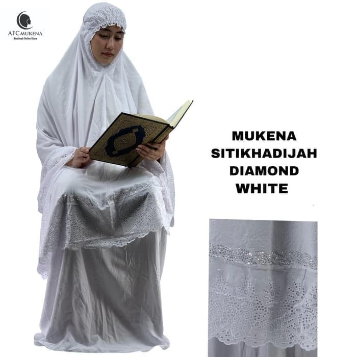 Mukena Sitikhadijah Diamond White