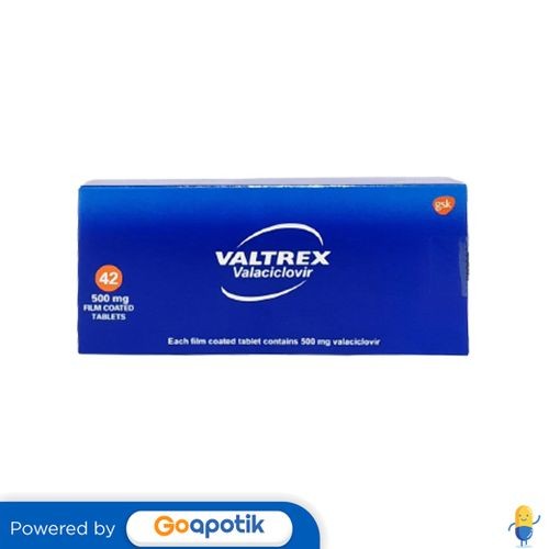 Valtrex 500 Mg Box 42 Tablet