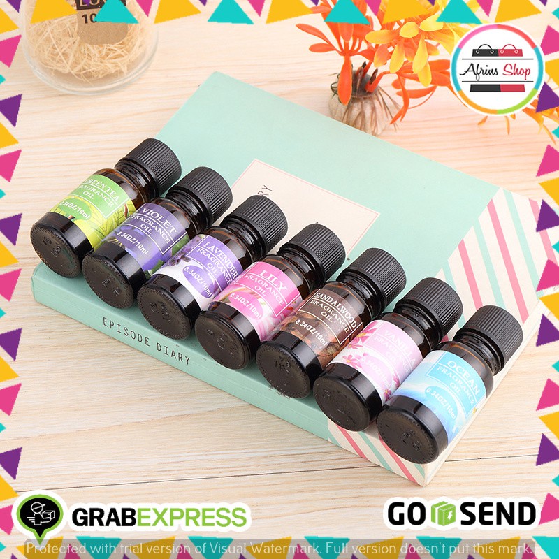 3A. Essential Oil Humidifier Pure Essential Oils Aromatherapy Diffusers 10ml