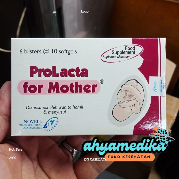 (BISA COD) PROLACTA for Mother 60softkapsul -ORIGINALE