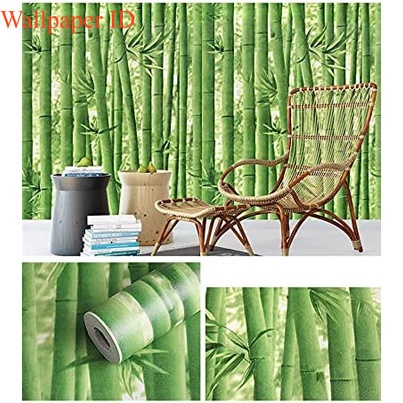 Wallpaper Dinding Bambu Tua 9m s/d 10m x 45cm