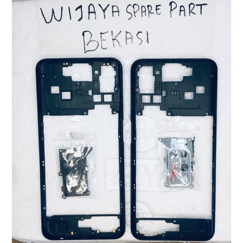 TULANG FRAME/BEZEL OPPO A52/A92 BLACK