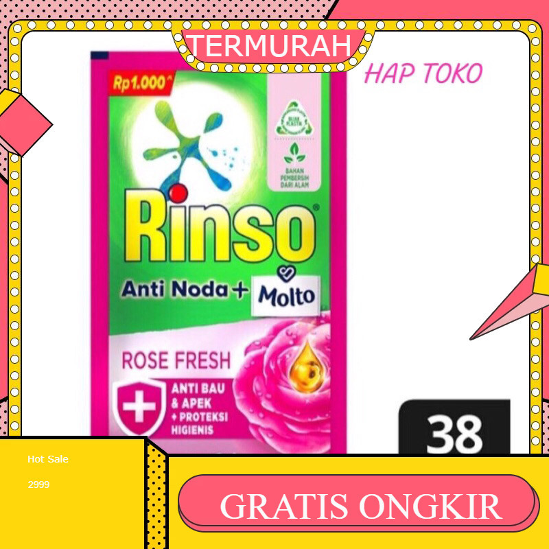 RINSO CAIR 38 ML (144 Pcs) DUS