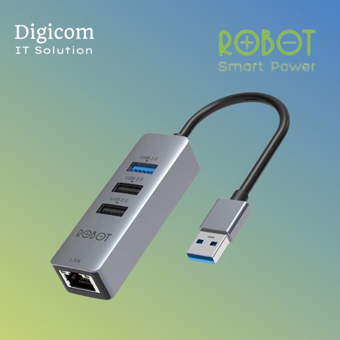 USB HUB + LAN ROBOT HEA100 3.0