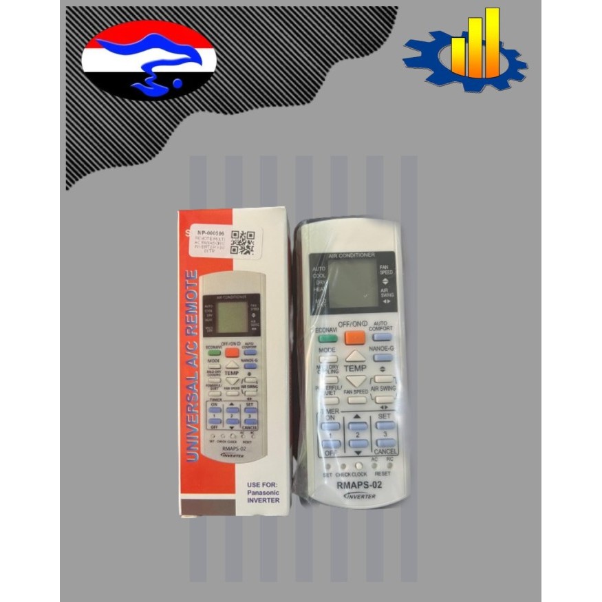 Remote AC Multi Panasonic Inverter K8001TR