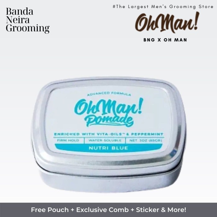 Oh Man Pomade Nutri Blue