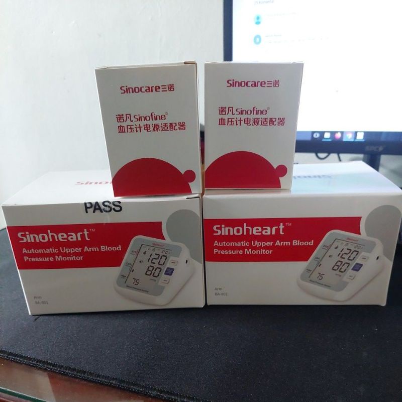 Tensimeter Digital Sinocare + adaptor + suara