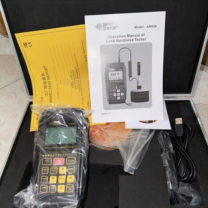 Hardness Tester Smart Sensor AR936 Leeb Meter Portable AR 936
