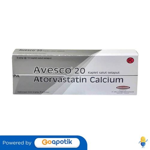 Avesco 20 Mg Box 30 Kaplet