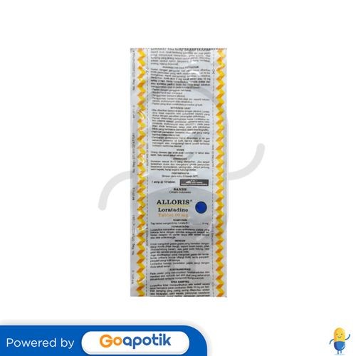 Alloris 10 Mg Strip 10 Tablet