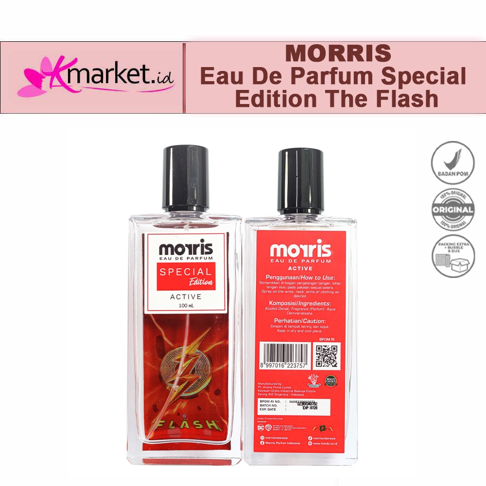 Morris Eau De Parfum Special Edition The Flash 100ml