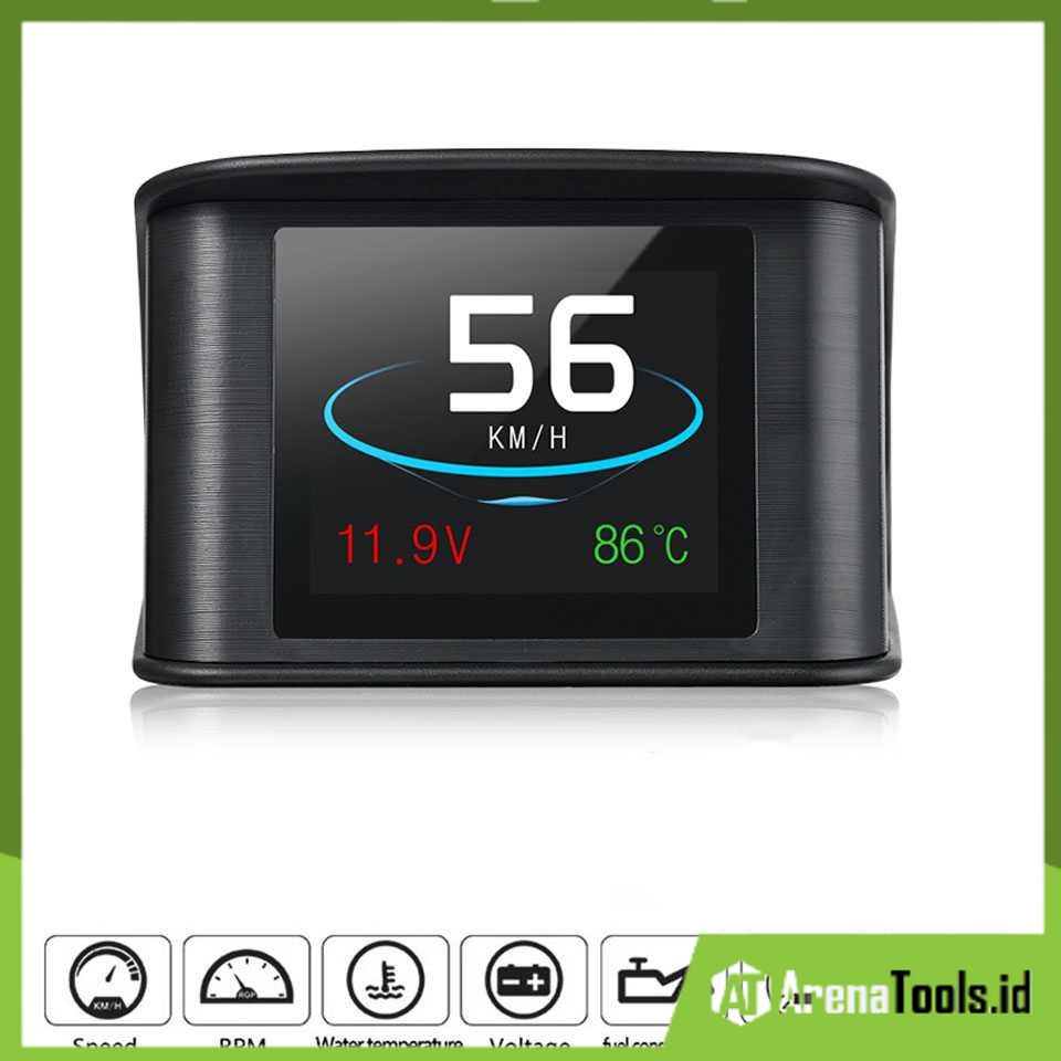 Display HUD Mobil OBD2 On-board Computer Speedometer - P10