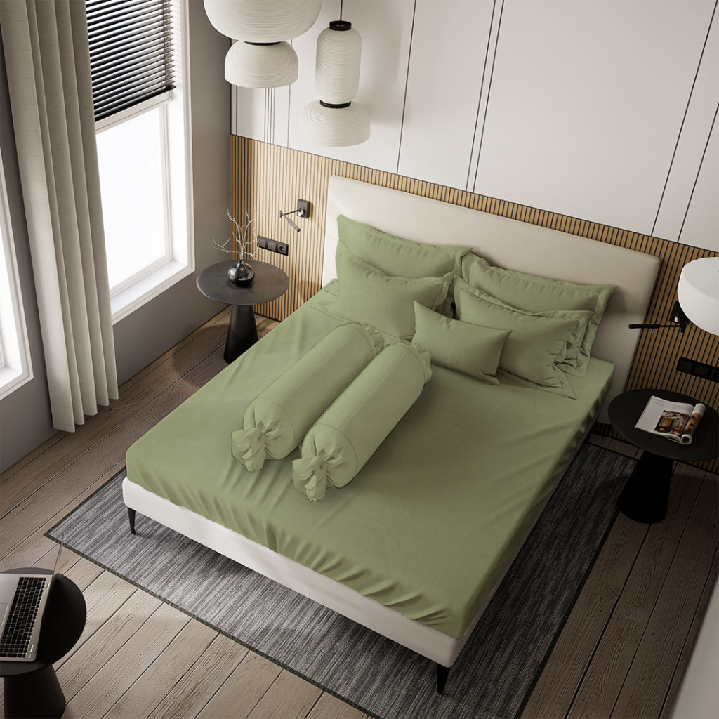 Sprei Nyenyak Solid Plain - Queen 160x200x30