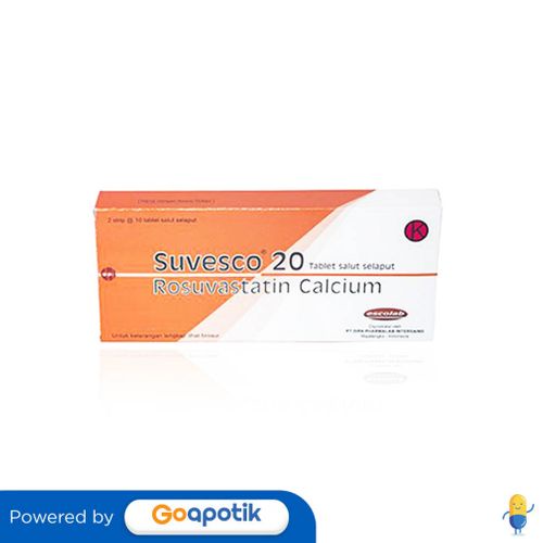 Suvesco 20 Mg Box 20 Tablet