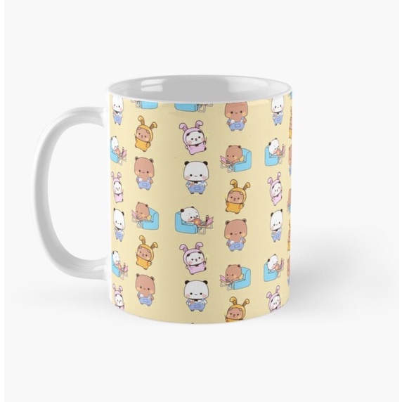 Panda And Brownie Bear mug