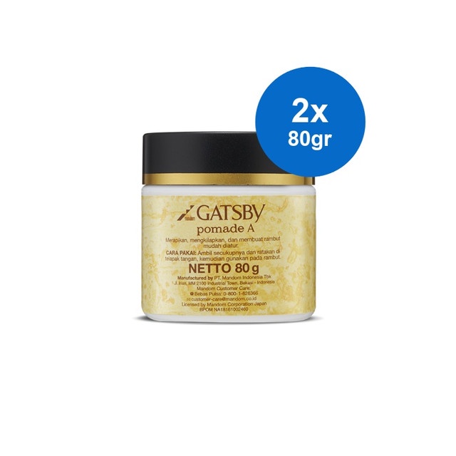 Gatsby Pomade 80 gr x 2