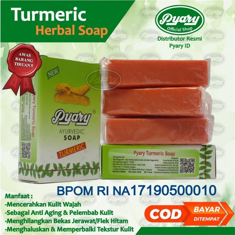 [COD/Instan] - SABUN ARAB PYARY TURMERIC