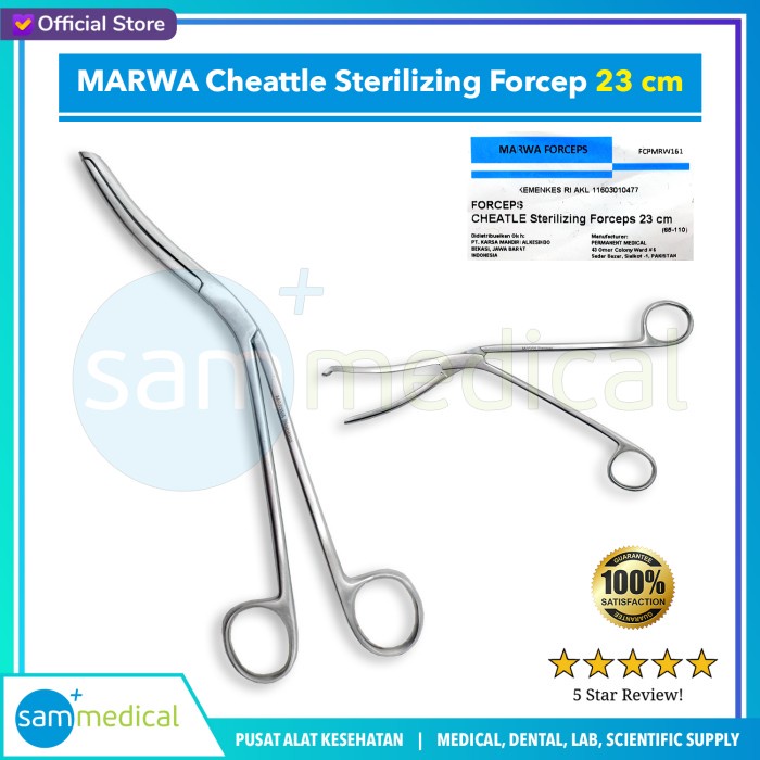 MARWA Cheattle/ Cheatle Sterilizing Forcep 23cm