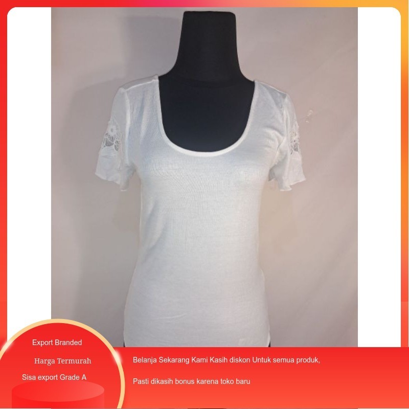 (Sample) Atasan MUDD BLOUSE WHITE (GB-0251)