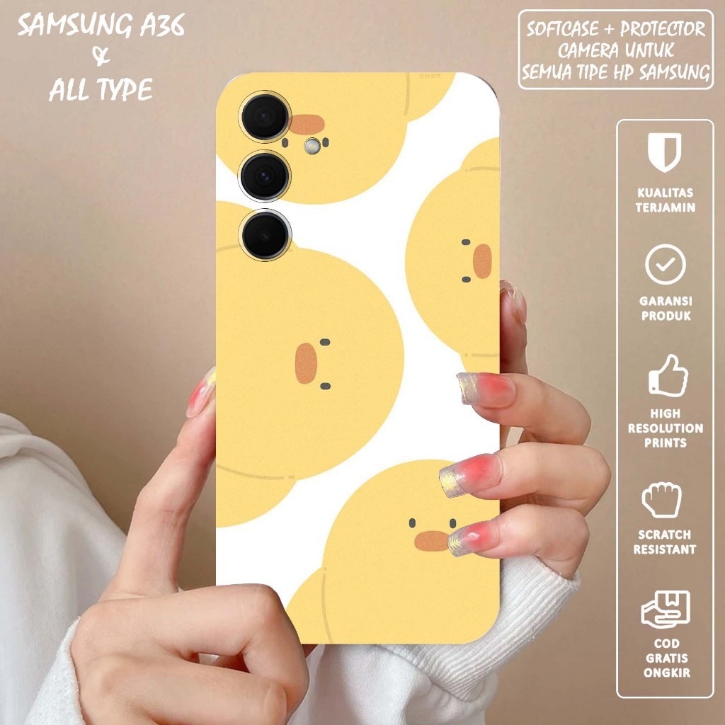 SOFTCASE PRO CAMERA GAMBAR LUCU FOR SAM*SUNG A36 - COD