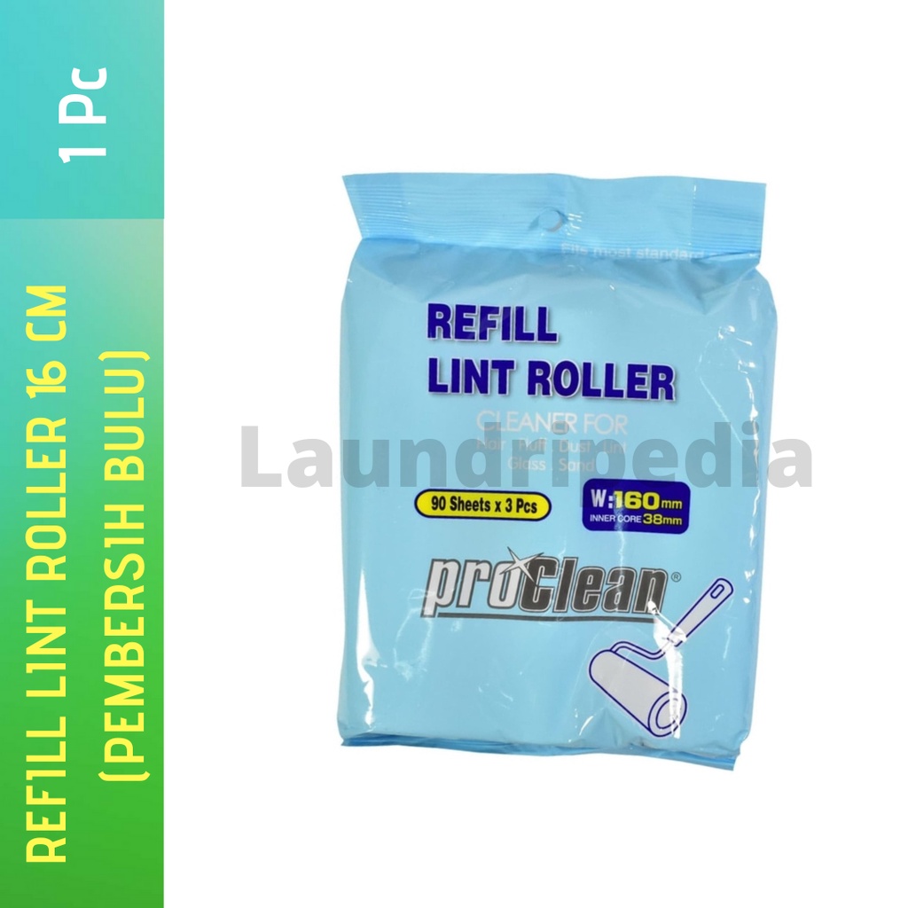 PROCLEAN REFILL LINT ROLLER 16 CM