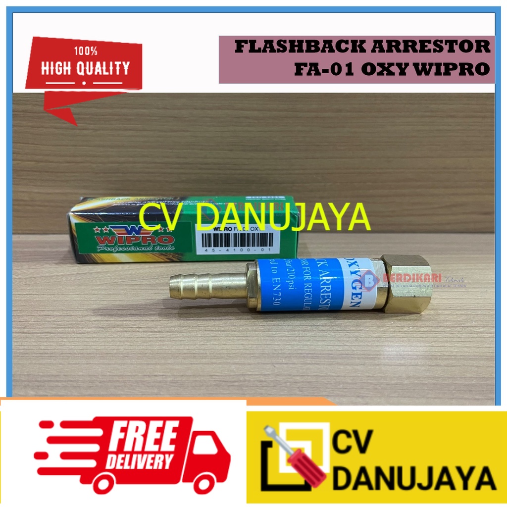 WIPRO Flashback Arrestor FA-01 OXY u/Regulator