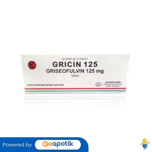 Gricin 125 Mg Box 100 Tablet