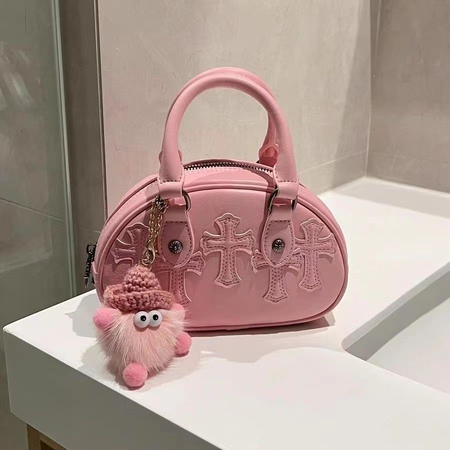 Pink Bowling Crowd Handbag