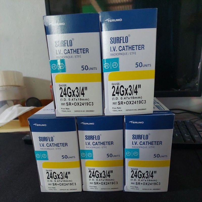 Surflo 24g terumo