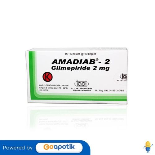 Amadiab 2 Mg Box 50 Kaplet