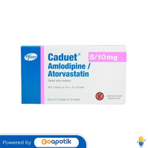 Caduet 5/10 Mg Box 30 Tablet