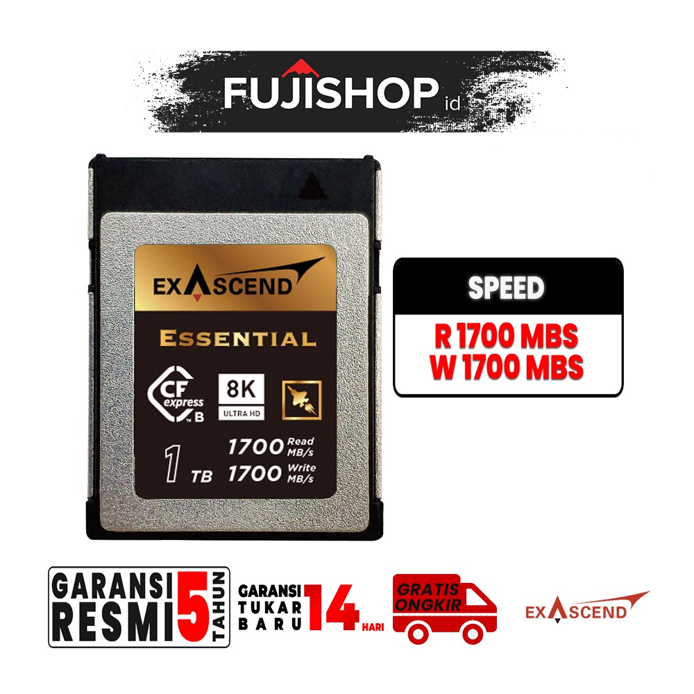 Exascend Essential Series CFexpress Type B Memory Card
