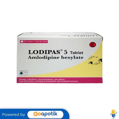 Lodipas 5 Mg Box 30 Tablet