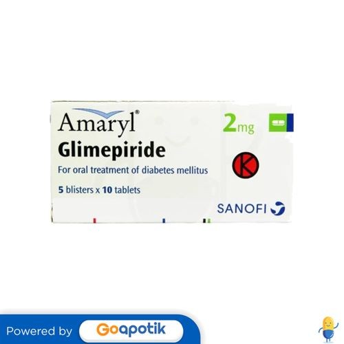 Amaryl 2 Mg Box 50 Tablet