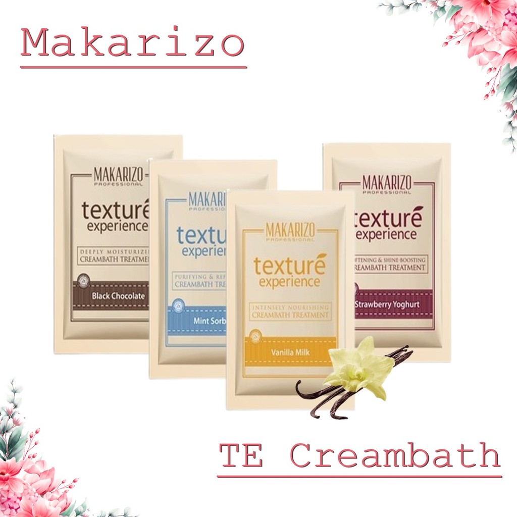 Makarizo Texture Creambath Sachet 60gr
