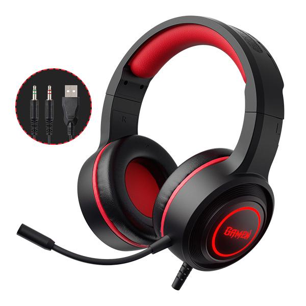 GAMEN GH100 Gaming Headset -- BLACK