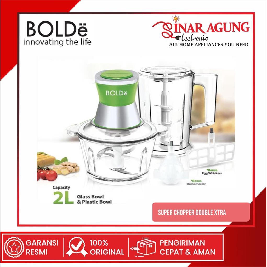 [COD] BOLDE SUPER CHOPPER DOUBLE EXTRA (PENGGILING DAGING) GARANSI RESMI