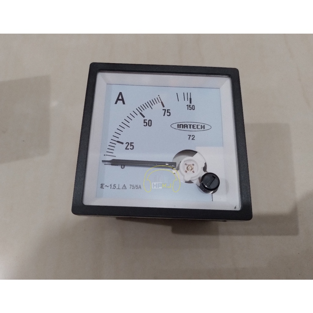 PANEL METER INATECH AMPEREMETER ANALOG FREQUENCY JARUM