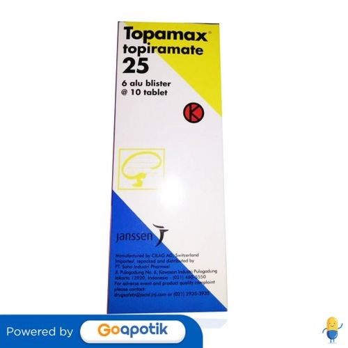 Topamax 25 Mg Box 60 Tablet